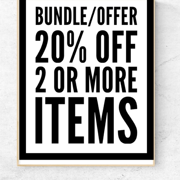 Other - Bundle 2 items 20% off